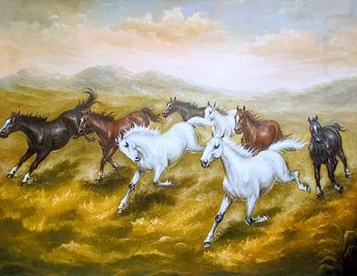 unknow artist Horses 09 china oil painting image